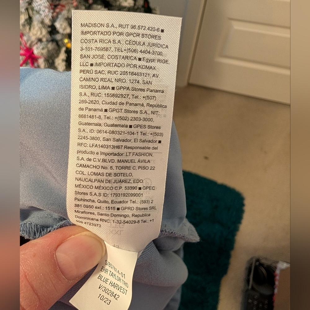 OLD NAVY Shorts in Light Blue Pleat Front High Rise 5 in Inseam Plus Size XXL - Picture 10 of 13